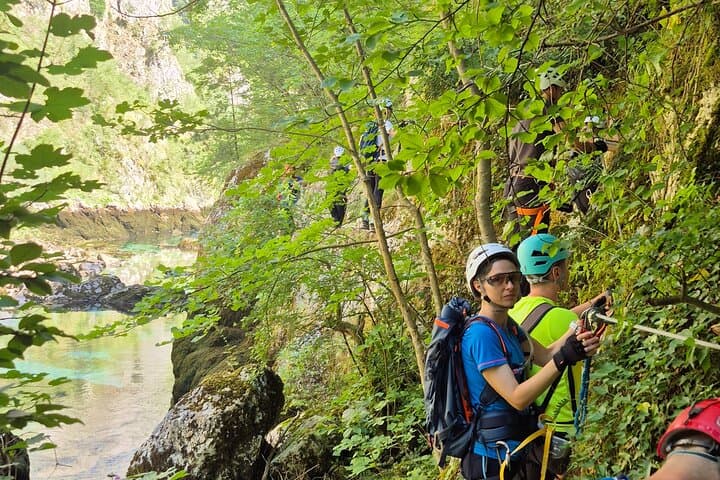 Via Ferrata Above Piva Canyon: Rock Climb & Views at Mratinje Dam