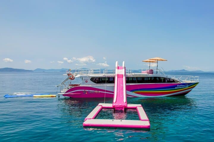 Family-Friendly Phi Phi & Khai Snorkeling Tour with Onboard Waterslide from Khao Lak photo 3
