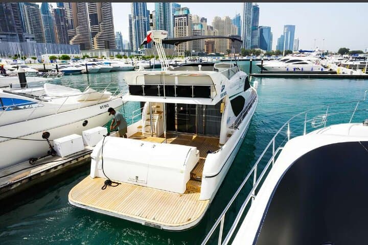 Dubai Marina Private Yacht Charter: 70ft Luxury Yacht Cruise photo 4