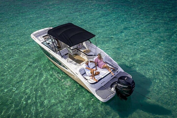 Private El Gouna Speedboat: Swim with Dolphins & Bayoud Island Snorkel