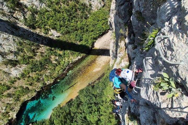 Via Ferrata Above Piva Canyon: Rock Climb & Views at Mratinje Dam photo 3