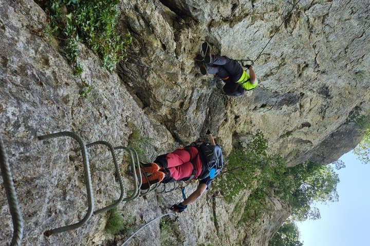 Via Ferrata Above Piva Canyon: Rock Climb & Views at Mratinje Dam photo 4