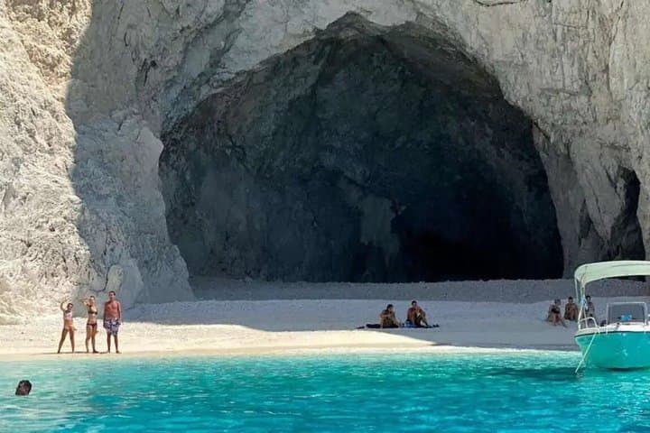 Zakynthos Private Snorkeling Cruise to Eros Cave, Mizithres & Turtle Island photo 4