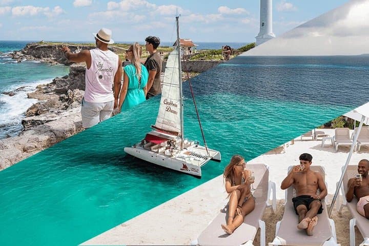 Sail and Snorkel Isla Mujeres: All-Inclusive Catamaran Day Trip from Cancun photo 1