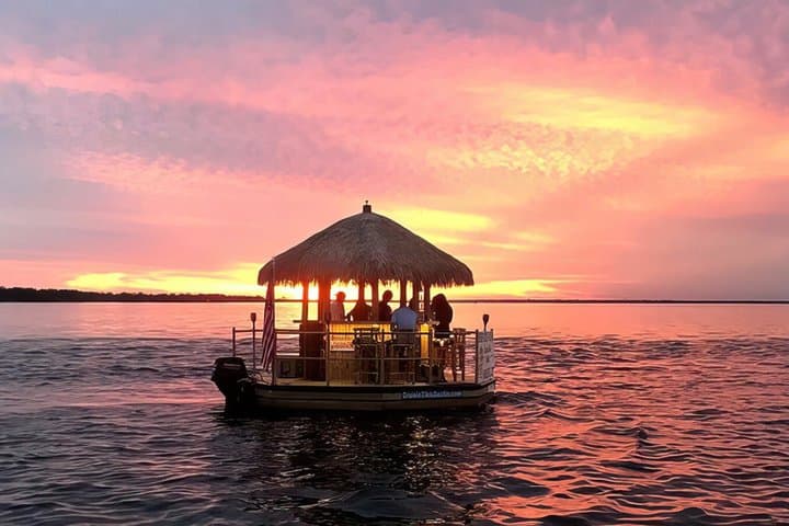 Marathon Sunset Tiki Cruise: Two-Hour Floating Bar & Swim in the Florida Keys photo 3