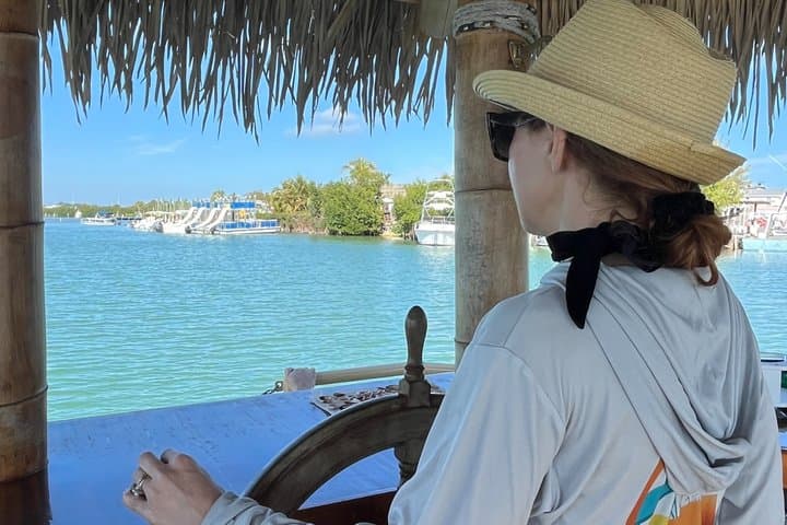 Private Tiki Boat Cruise in the Florida Keys — 1.5-Hour Harbor & Swim photo 4