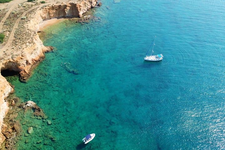 Aegean Escape: Private 2-Hour Hydroussa Island Cruise from Athens