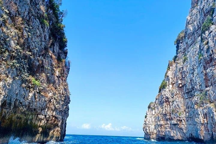 Sazan Island & Haxhi Ali Cave Speedboat Trip from Durres — Karaburun Beach Day photo 3