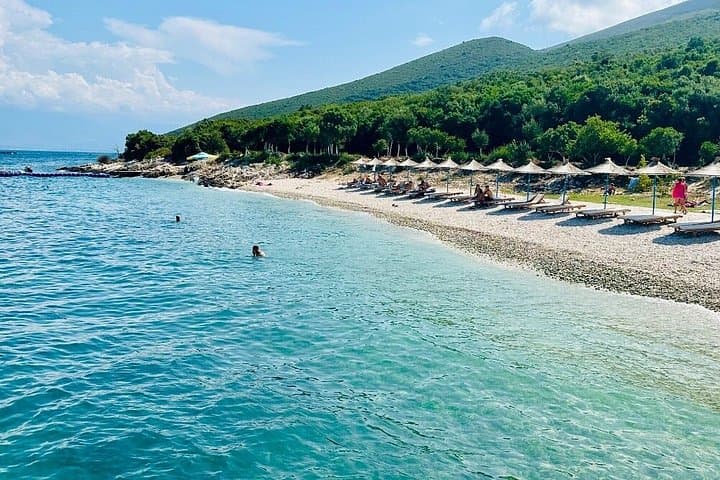 Sazan Island & Haxhi Ali Cave Speedboat Trip from Durres — Karaburun Beach Day photo 4