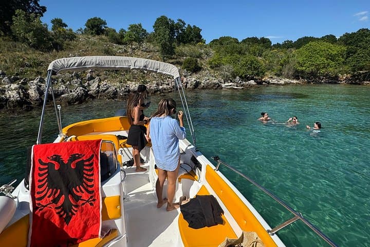 Ksamil Private Boat Tour: 4-Hour Swim & Snorkel Around the Ksamil Islands photo 2