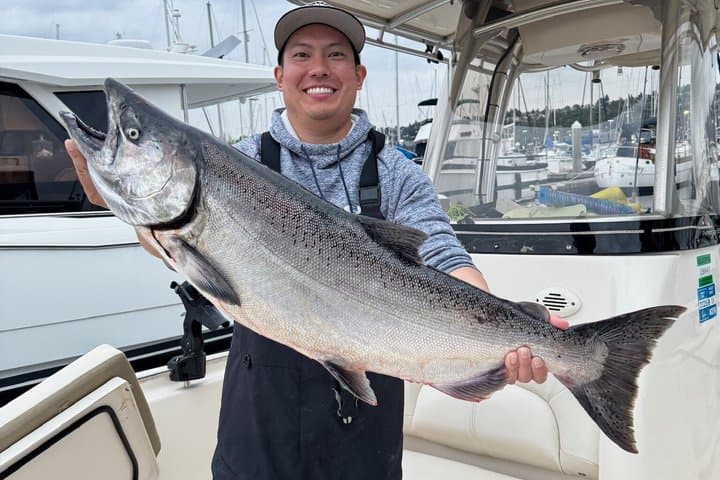 Mooching for Salmon on Puget Sound: Bite After Dawn Charter with Captain Kyle