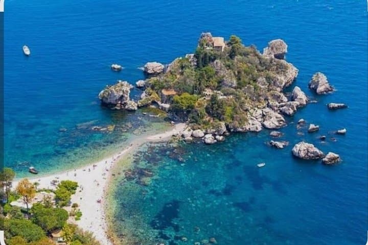 Private Boat Excursions in Taormina: Isola Bella Snorkel & Aperitif