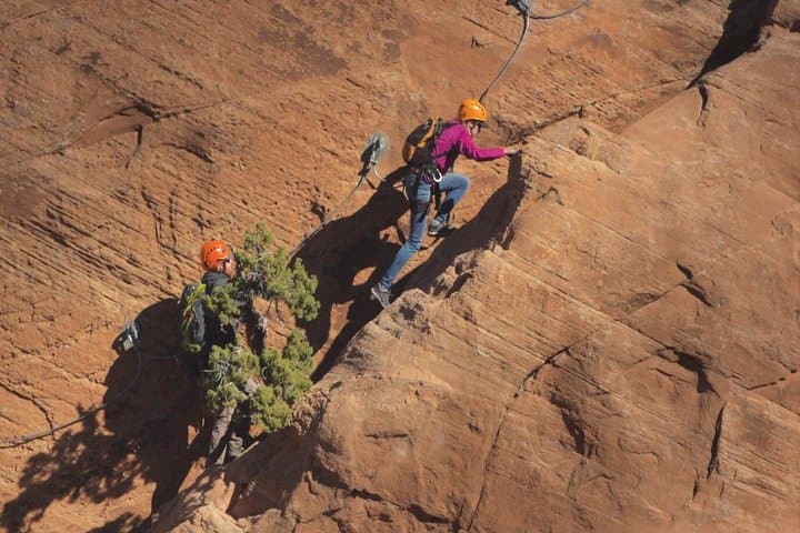 Raven's Rim Red Rock Challenge: Moab Via Ferrata, Ropes & Bridge Jump photo 2