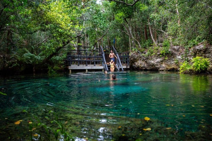 Playa Blanca Snorkeling & Indigenous Eyes Eco Tour — Punta Cana Catamaran, Reef & Freshwater Cenotes photo 2