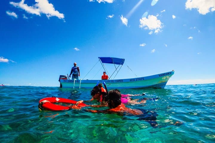 Tulum in an Hour: Snorkel the Coral Reef and See the Ruins from the Sea