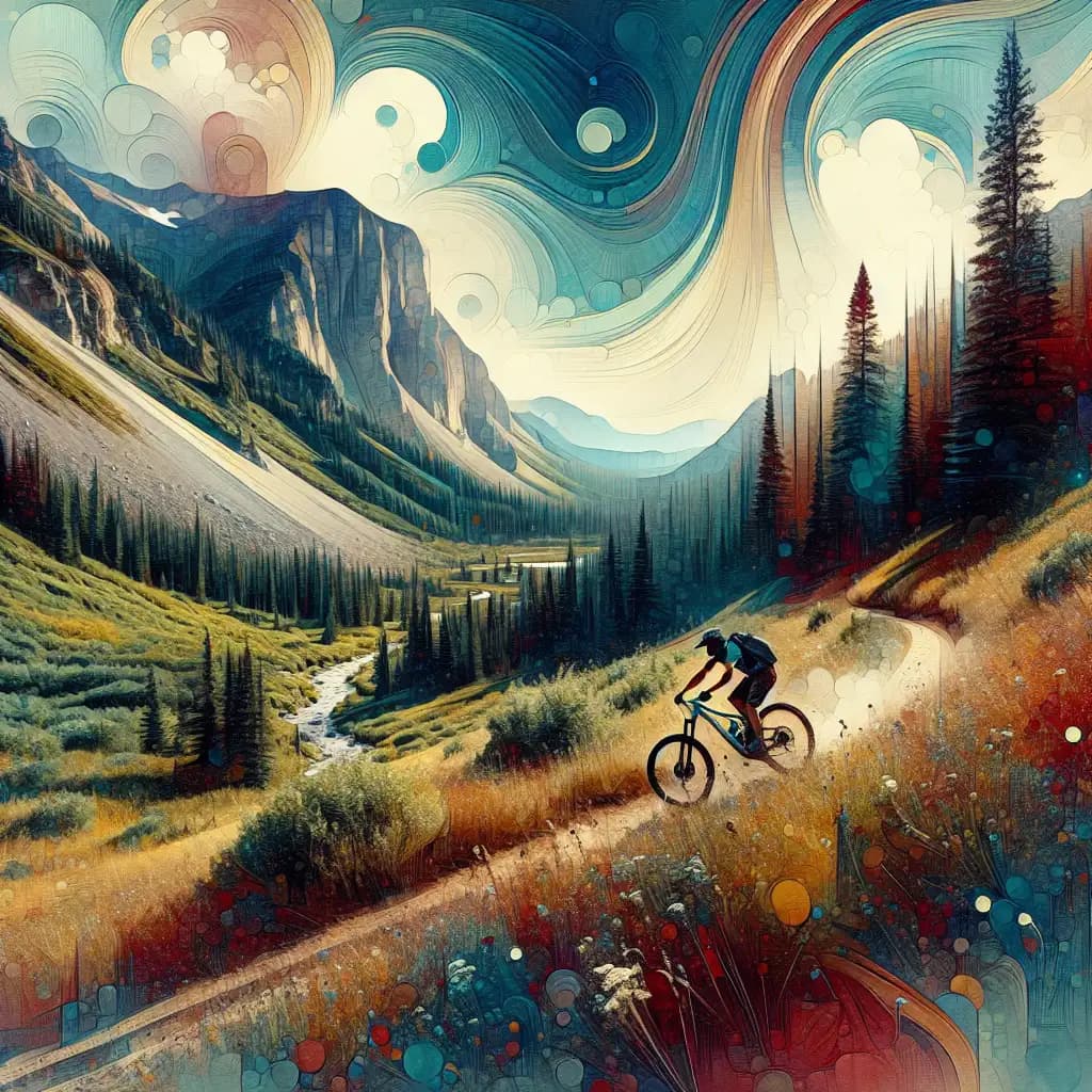 Mountain Biking the Cozyline Trail 
