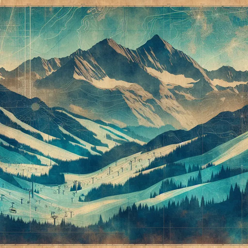 Skiing and Snowboarding at Aspen Mountain (Ajax), Colorado