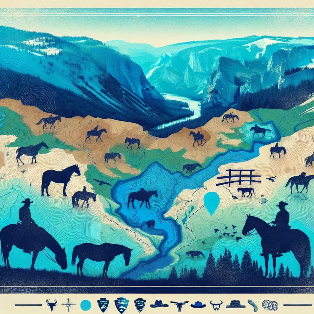 Horseback Riding in the Backcountry of Yellowstone National Park