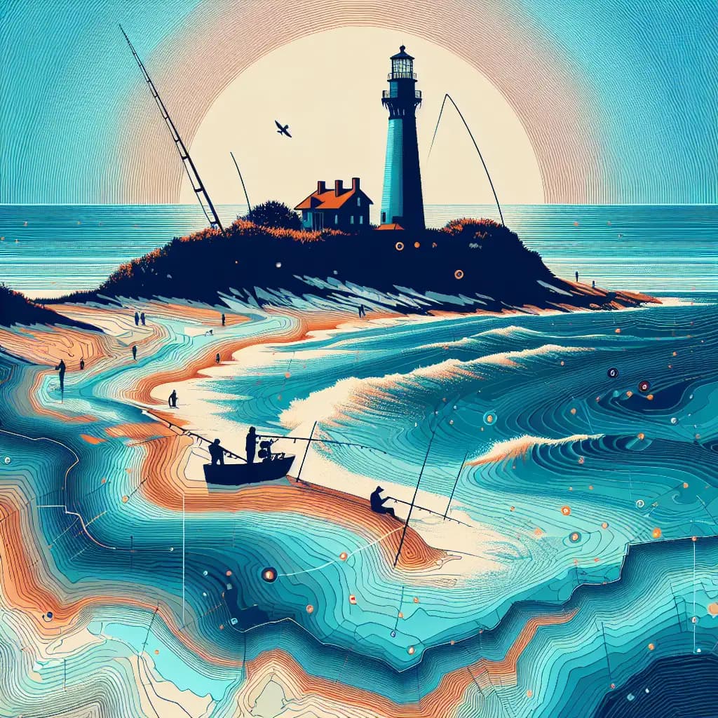 Surf Fishing with a View: Morris Island Lighthouse