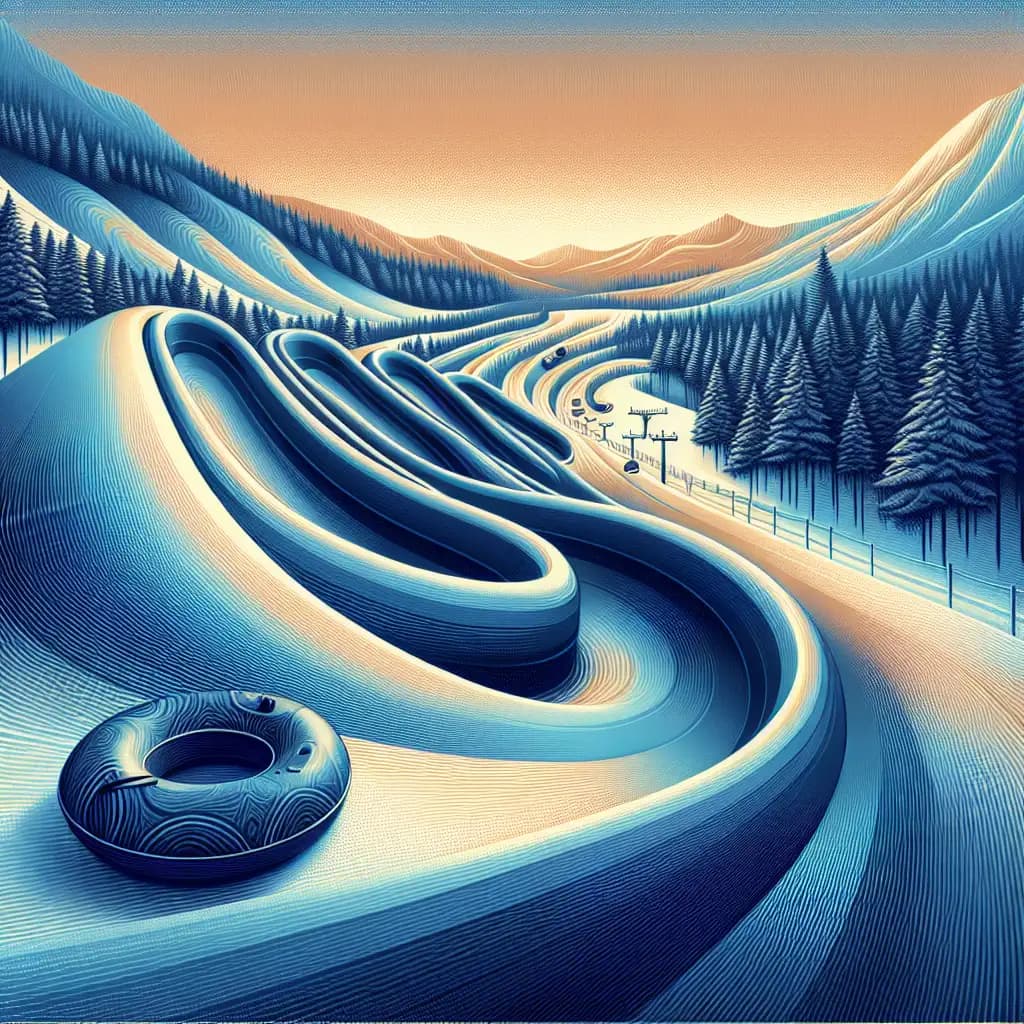 Snow Tubing at Amesbury Sports Park near Boston