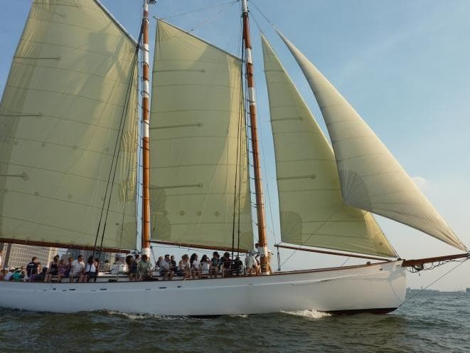 Private Charter on Adirondack III in Boston Harbor