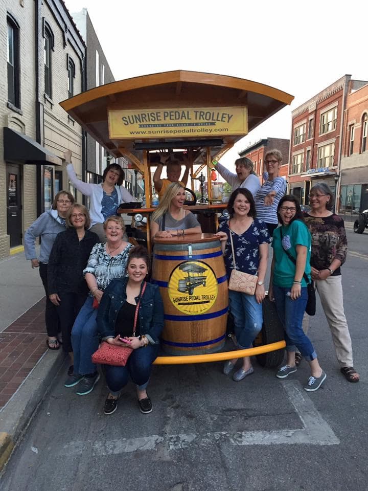 Sunrise Pedal Trolley Ride in Bay City, Michigan