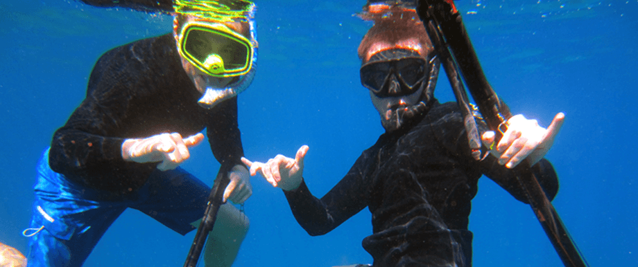 Maui Spearfishing Academy team