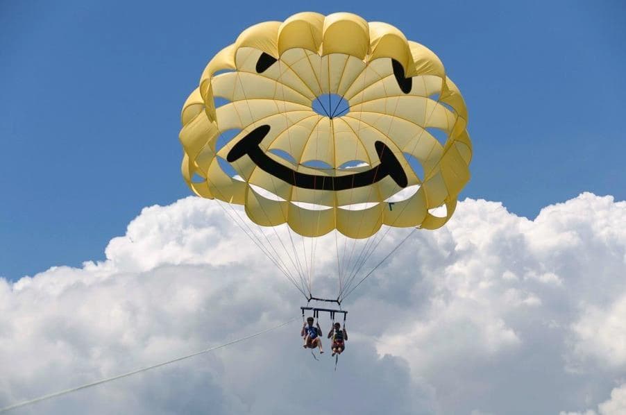 Tiki Boat & Parasail Adventures with Parasail Siesta in Florida