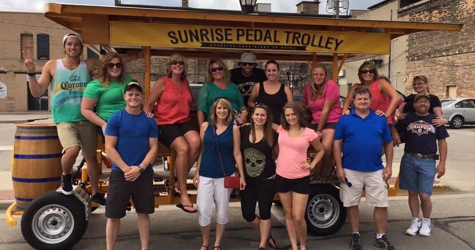 Sunrise Pedal Trolley team