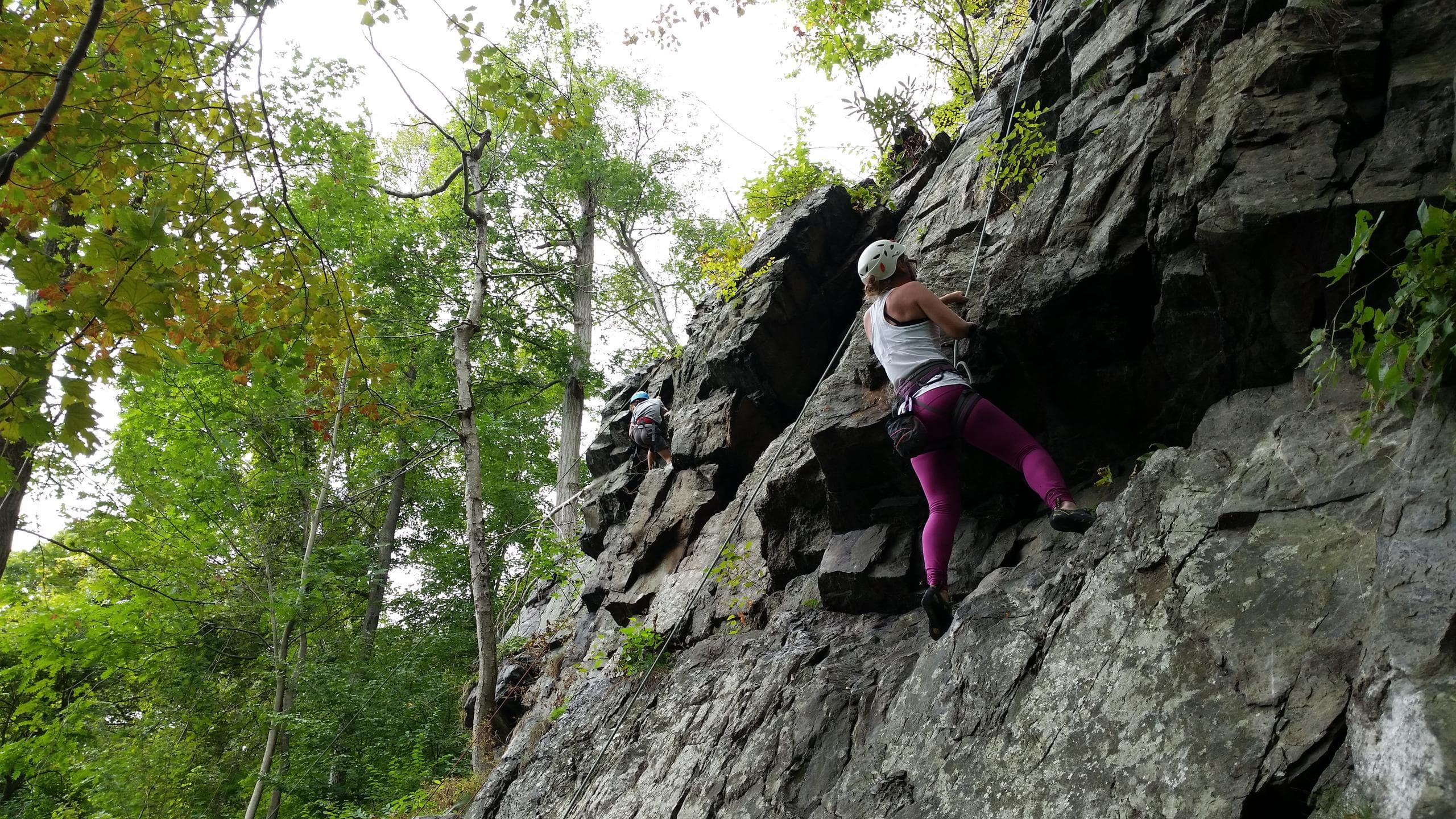 Beginner Rock Climbing at Delaware Water Gap, PA