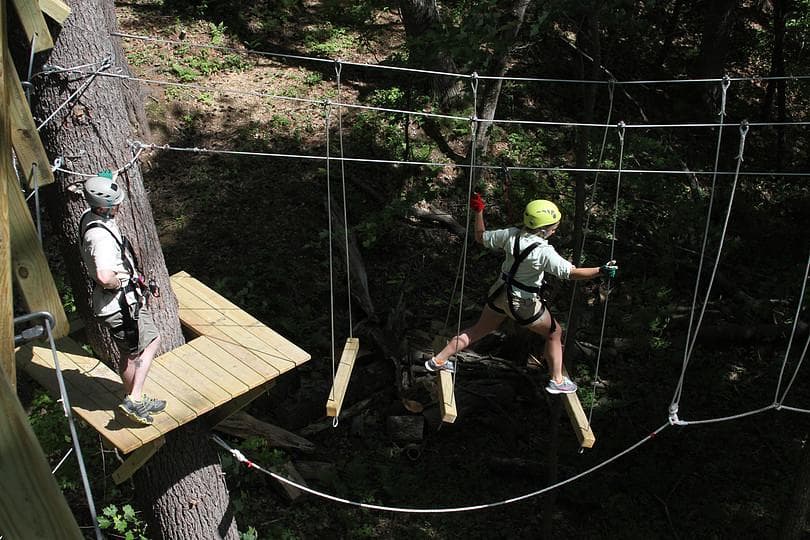Dells Zipline Adventures team