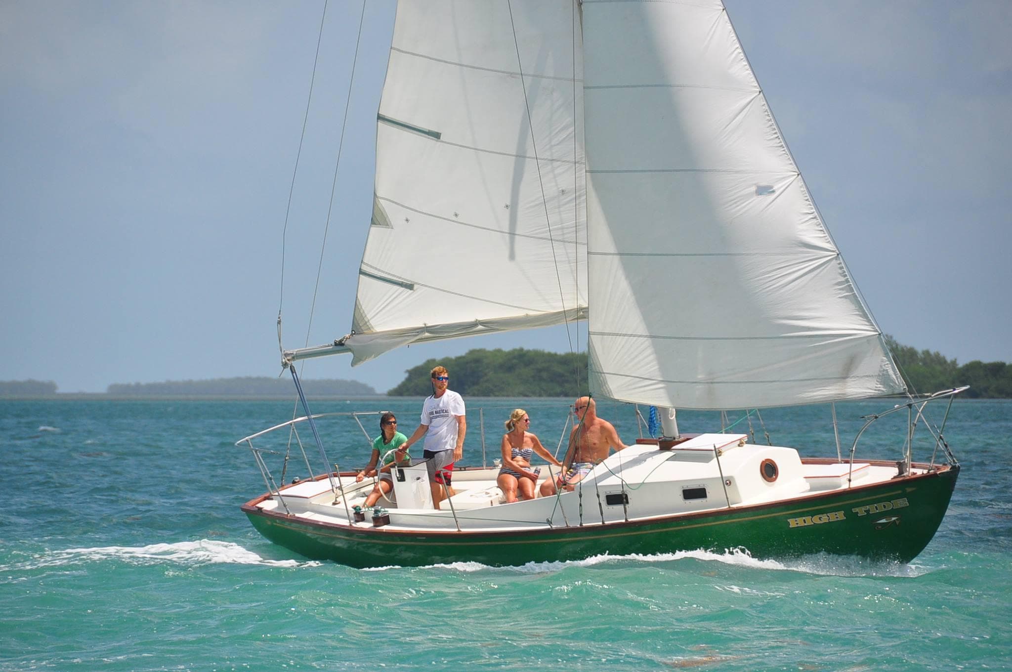 1.5hr Key West Harbor Day Sail with Sunset Sail Key West