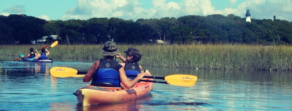 Kayaking at Big Talbot Island with Up the Creek Xpeditions
