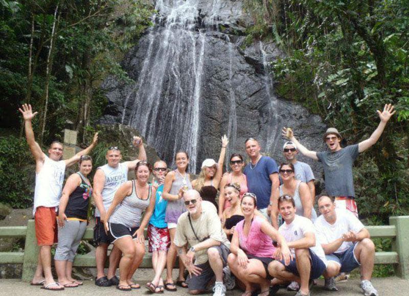 Thrilling Canopy Zipline and Waterfall Hike in El Yunque Rainforest, Puerto Rico