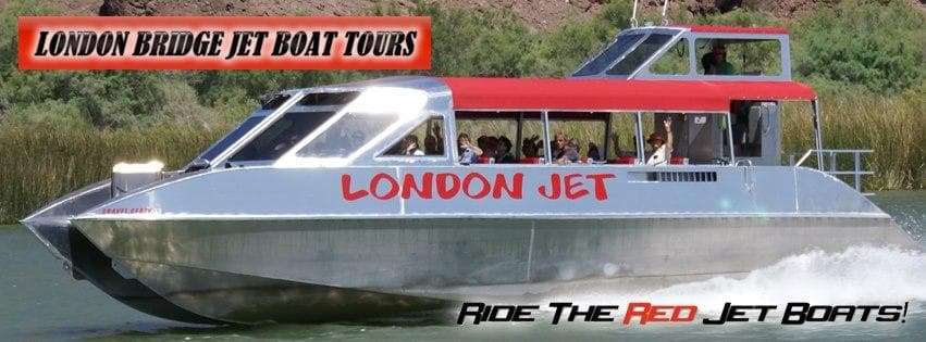 Jet Boat to London Bridge: 58-Mile Colorado River Adventure from Laughlin