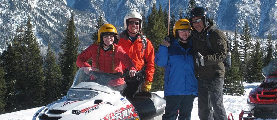 Snowmobile Adventures team