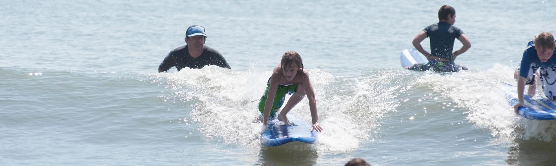 Surf & SUP Adventures at Coastline Adventures in Mantoloking