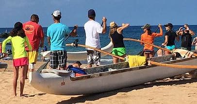 Hawaiian Ocean Sports Outrigger Whale Watch in Kihei