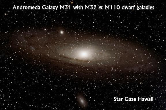 Andromeda Galaxy M31 astrophotograph used to promote stargazing