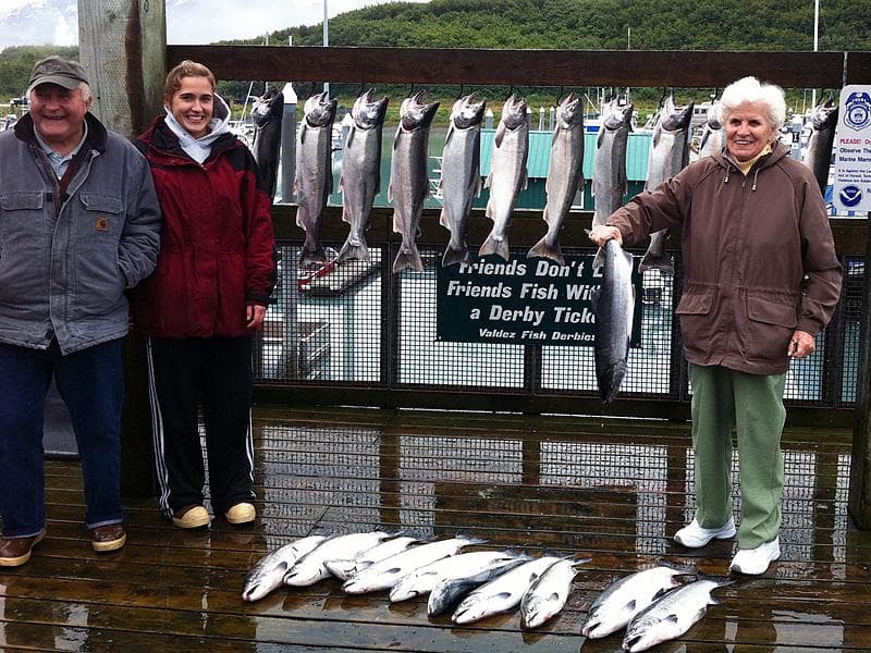 Fishing Silver Salmon in Valdez Alaska Adventure