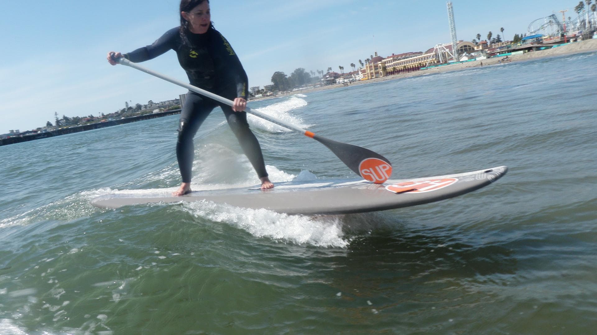 Private SUP Lessons with Richard Schmidt Surf School in Santa Cruz