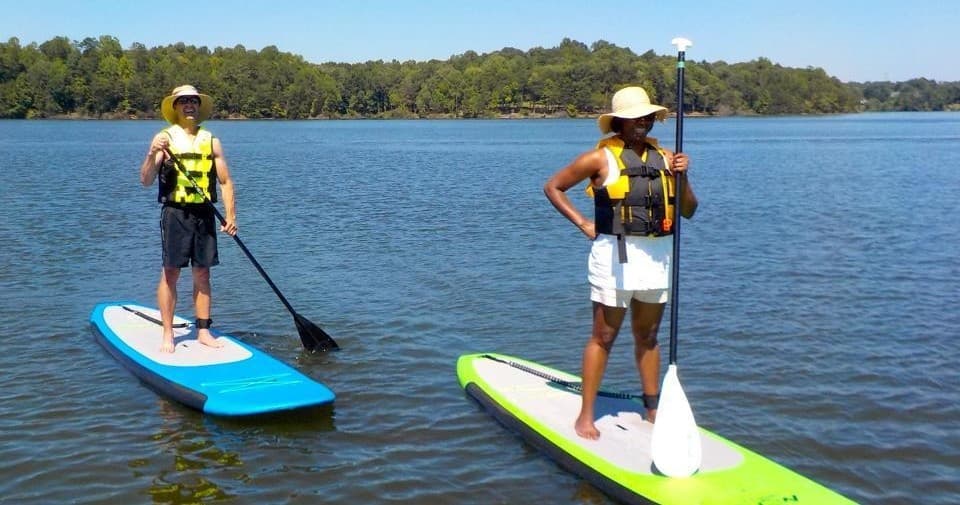 Paddleboard Intro at Oak Hollow Lake with Triad ECO Adventures