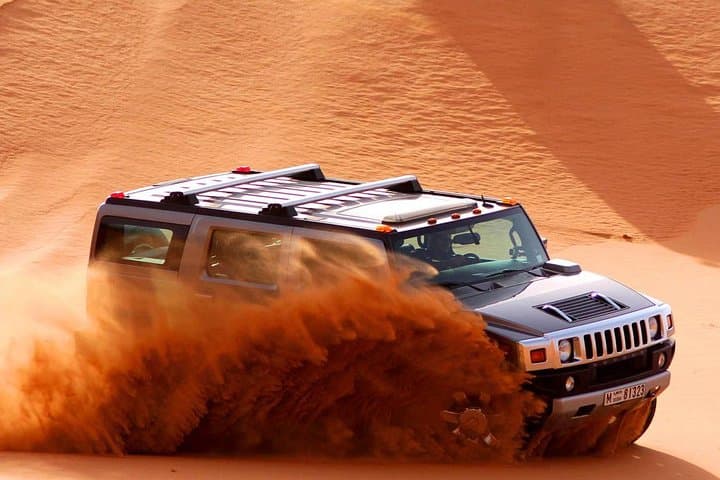 Private Hummer H2 Desert Safari Dubai with BBQ Dinner and Live Shows