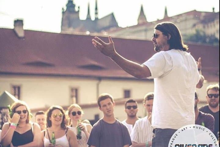Prague Riverside Party: Old Town Comedy Walking Tour with Unlimited Drinks photo 2