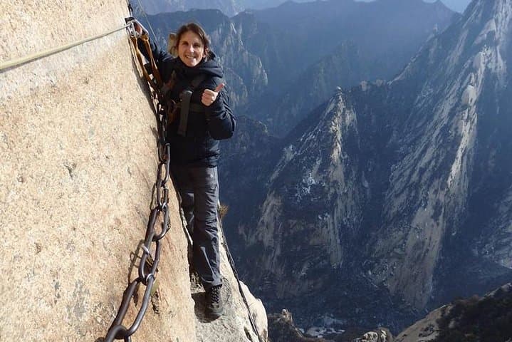 Mount Huashan Day Hike: Steep Steps, Peaks & Cable Car from Xi'an photo 2