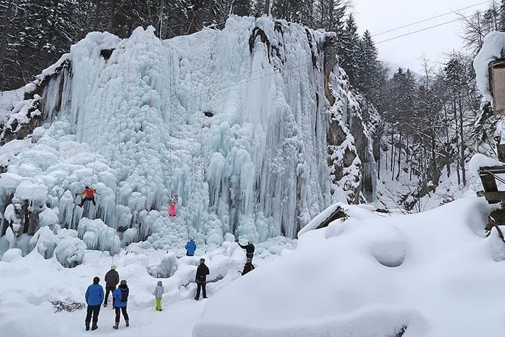 Ice Climbing Mlaca Gorge: Guided Winter Climbs in Mojstrana, Slovenia