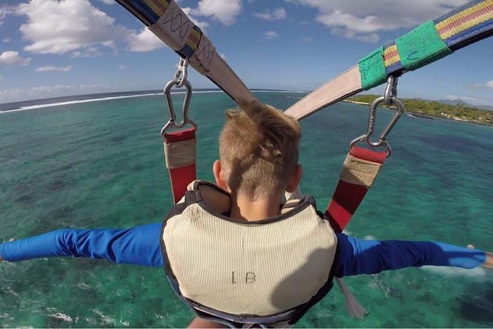 Parasailing in Belle Mare, Mauritius — 10-Min Lagoon Flight Over Turquoise Water photo 2