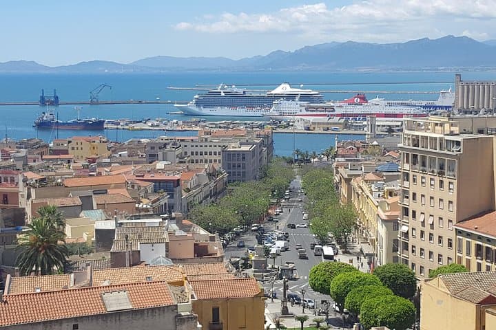 Cagliari 4-Hour Private Shore Excursion: Hop-On Hop-Off, Castello & Underground