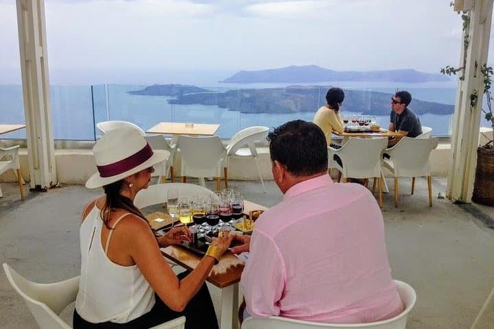 Santorini Private Akrotiri and Three-Winery Wine Tasting Tour photo 2