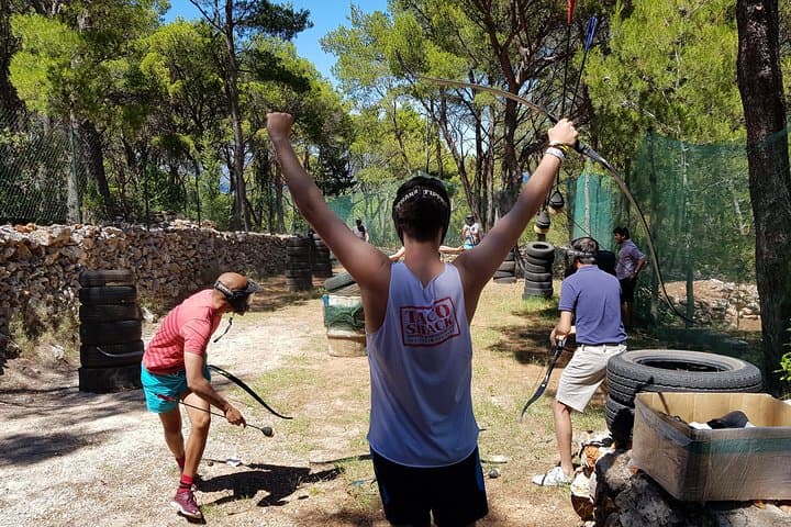 Battle Archery in Hvar: 1-Hour Forest Combat at Adventure Park Jelsa photo 2
